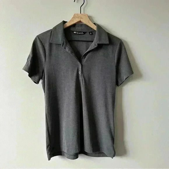 Travis Mathew Gray Oceanside Heather Polo Women’s Medium Ladies - Picture 1 of 10